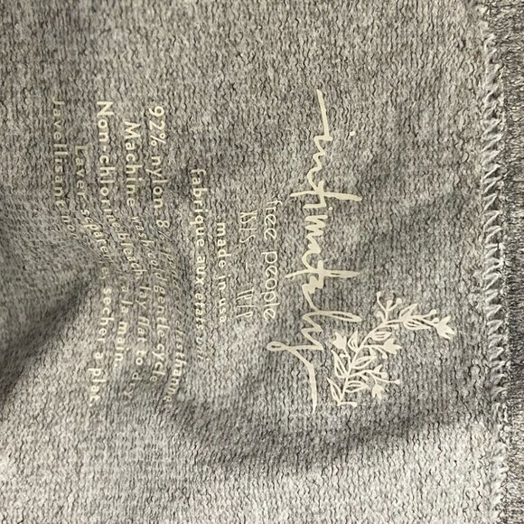 NWT People Grey Biker Run Shorts Stretch Size XS/S Bohemian Bike Shorts Dance - Picture 5 of 5